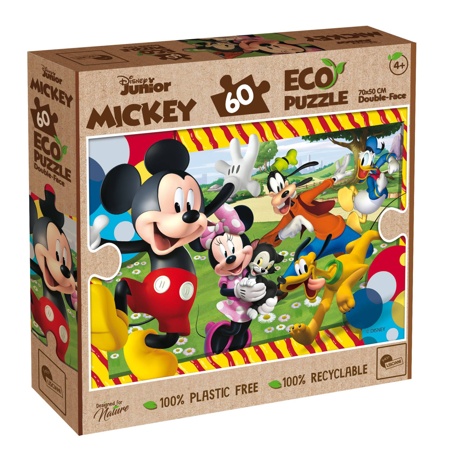 Disney Junior Mickey ECO Puzzle 60-Brikker