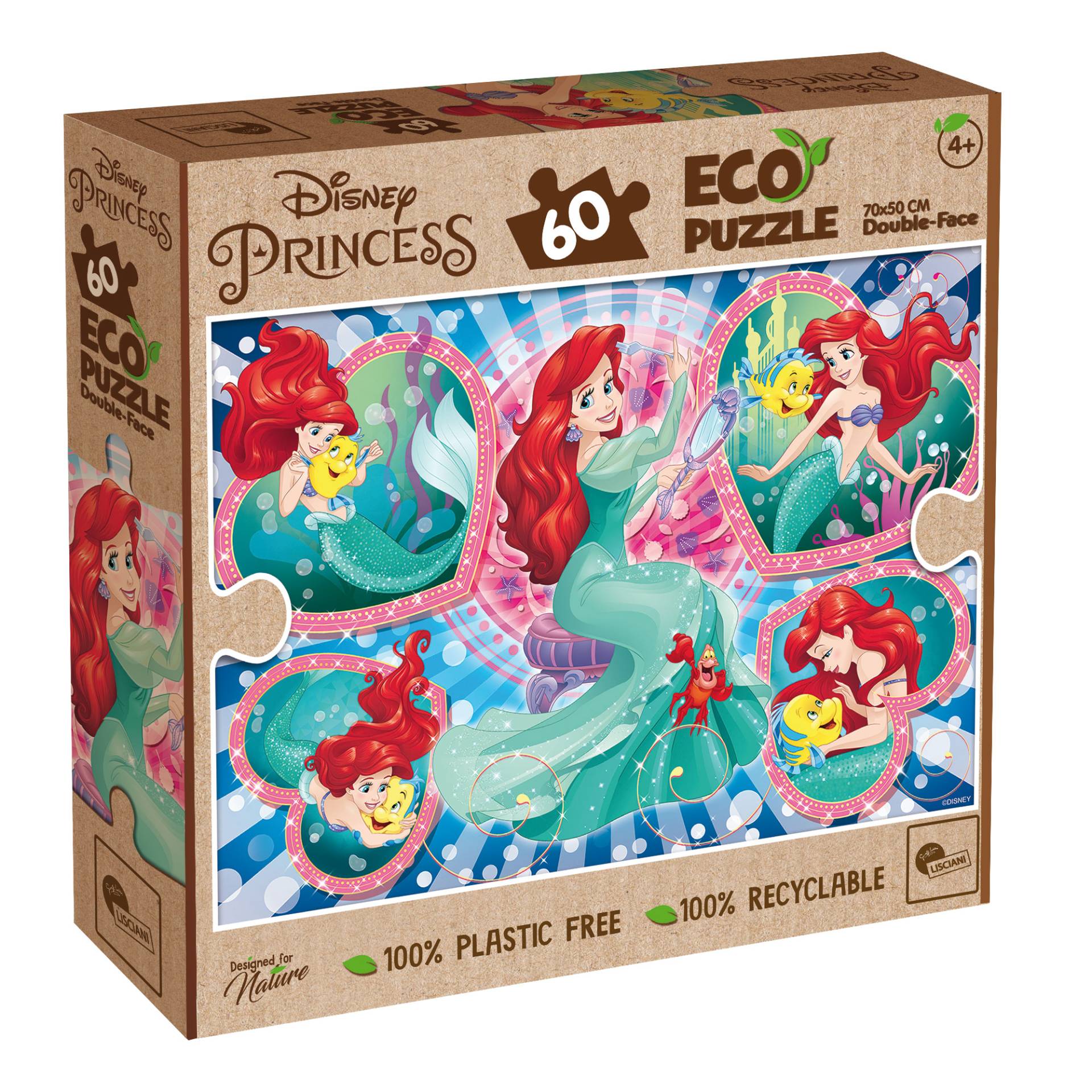 Disney Princess Ariel ECO Puzzle - 60 Brikker