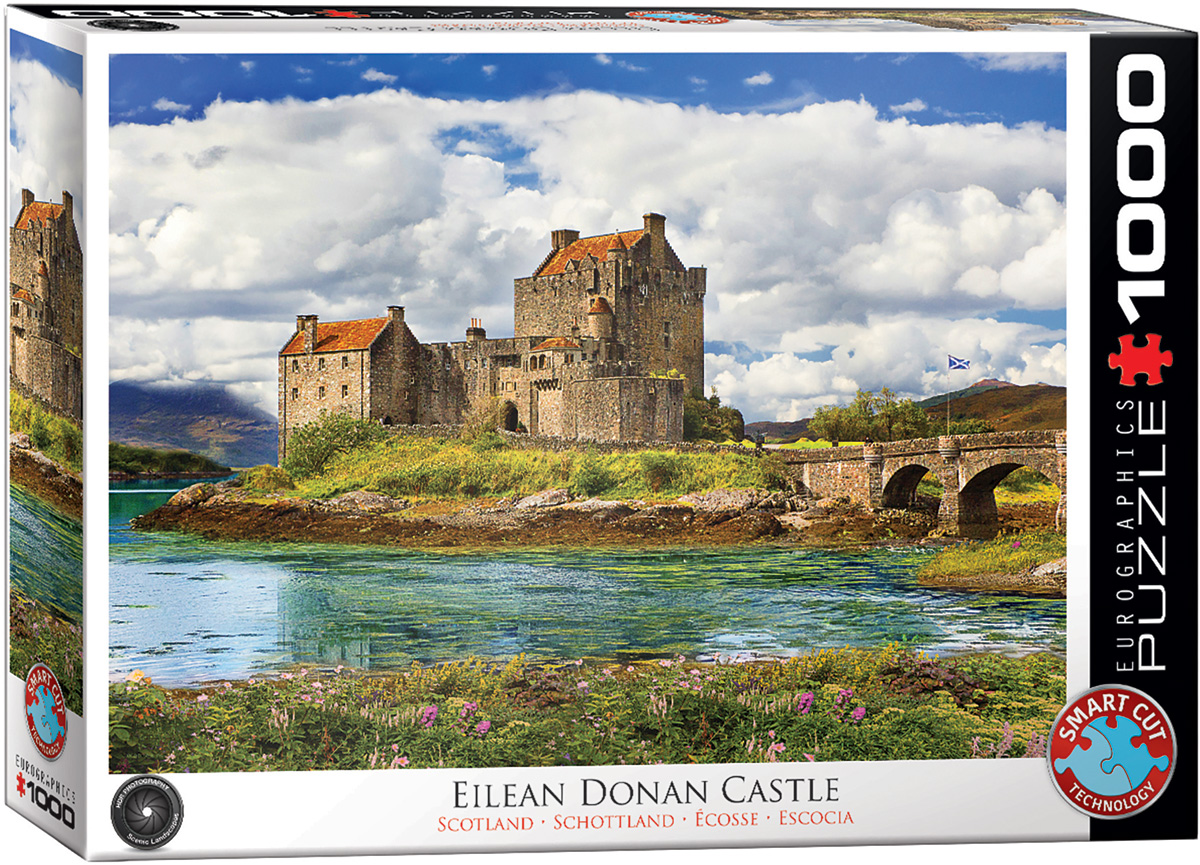 Eilean Donan Slot i Skotland - 1000 brikker