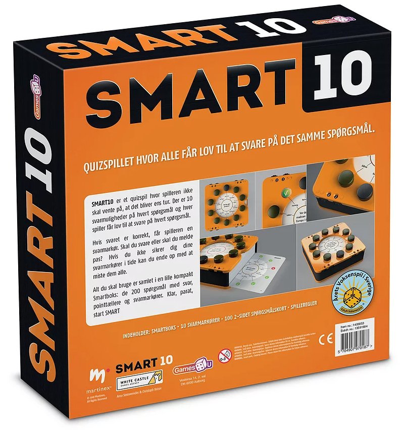 Smart 10 - Ekstra Spørgsmål - 100 Kort