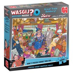 Mystery 9: Retro - Det store tog-røveri (1000 brikker) (1)