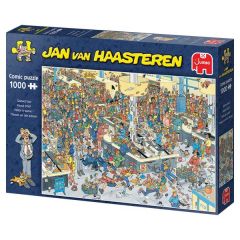 Jan van Haasteren: Kø i supermarkedet - 1000 brikker (1)