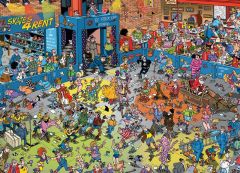 Jan van Haasteren: Disco på rulleskøjter - 1000 brikker (3)