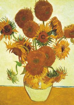 Van Gogh: Solsikker og Caféterrasse om aftenen - 2 x 1000 brikker (2)