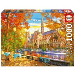 Davison: Paris - Notre Dame om efteråret - 1000 brikker (1)