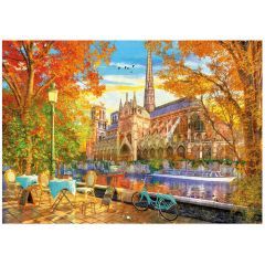 Davison: Paris - Notre Dame om efteråret - 1000 brikker (2)