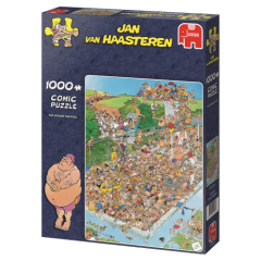 Jan van Haasteren - Fun Around the Pool - 1000 brikker (1)