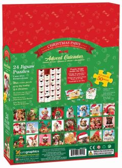 Julekalender - Julehvalpe (24 x 50 brikker) (1)