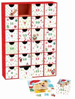 Julekalender - Julehvalpe (24 x 50 brikker) (2)