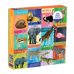 Painted Safari 500 Piece Family Puzzle (1)