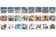 Julekalender - Jul i byen (24 x 50 brikker) (2)