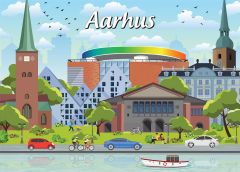Danske byer: Aarhus, 1000 brikker (1)