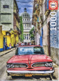 Vintage Car in Old Havana - 1000 brikker (1)