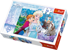 Disney Frozen - Slip Magien Løs - 30 brikker (1)