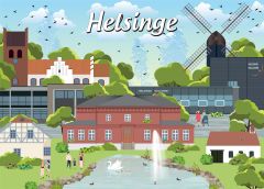 Danske byer: Helsinge, 1000 brikker (1)