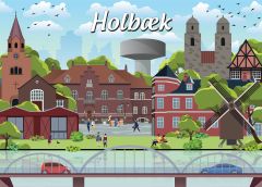 Danske byer: Holbæk, 1000 brikker (1)