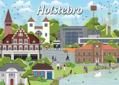 Danske byer: Holstebro, 1000 brikker (1)