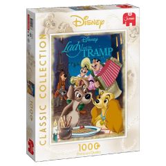 Disney: Lady og vagabonden - 1000 brikker (1)