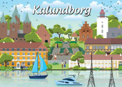 Danske byer: Kalundborg, 1000 brikker (1)