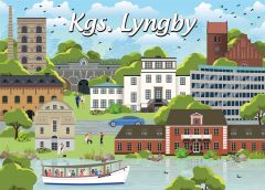 Danske byer: Kgs. Lyngby, 1000 brikker (1)