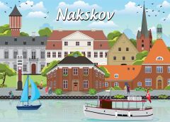 Danske byer: Nakskov, 1000 brikker (1)