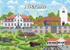 Danske byer: Nærum, 1000 brikker (1)