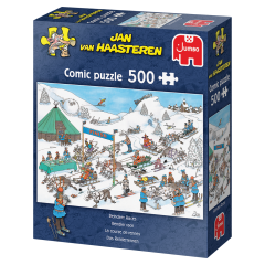 Jan van Haasteren: Rensdyr Løbet - 500 Brikker (4)
