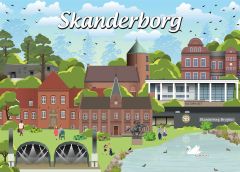 Danske byer: Skanderborg, 1000 brikker (1)