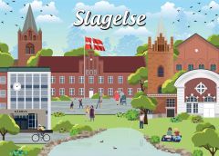 Danske byer: Slagelse, 1000 brikker (1)