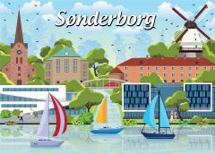 Danske byer: Sønderborg, 1000 brikker (1)