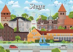 Danske byer: Stege, 1000 brikker (1)