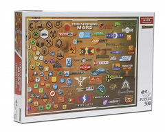 Terraforming Mars: Logos Puslespil - 500 brikker (2)