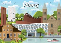 Danske byer: Viborg, 1000 brikker (1)