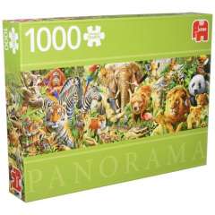 Africa Wildlife - Panorama - 1000 brikker (1)