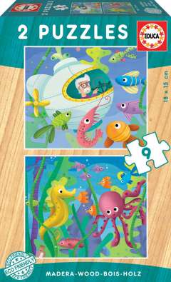 Aquatic Animals - 2x9 brikker (1)