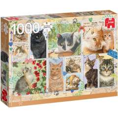 Cat Stamps - 1000 brikker (1)