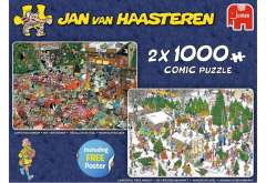 Jan van Haasteren - Christmas Gifts - 2×1000 Brikker (1)