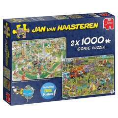 Jan van Haasteren - Food Festival - 2 x 1000 brikker (1)