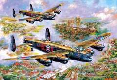 Lancasters over Lincoln - 500 brikker (2)