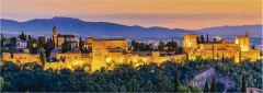 Spanien: Alhambra, Panorama - 1000 brikker (2)