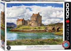 Eilean Donan Slot i Skotland - 1000 brikker (1)
