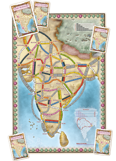 Ticket to Ride: India og Switzerland - Map Collection #2 (2)