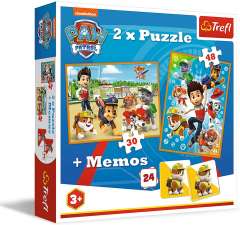 2i1 + Memos - Paw patrol - 30+48 Brikker (1)