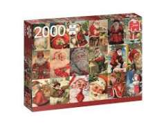 Vintage Santas - 2000 brikker (2)